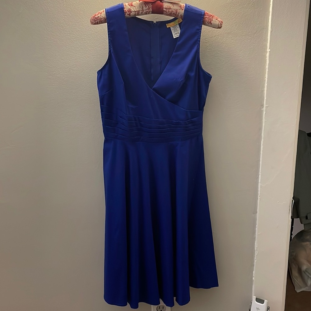 Royal blue dress